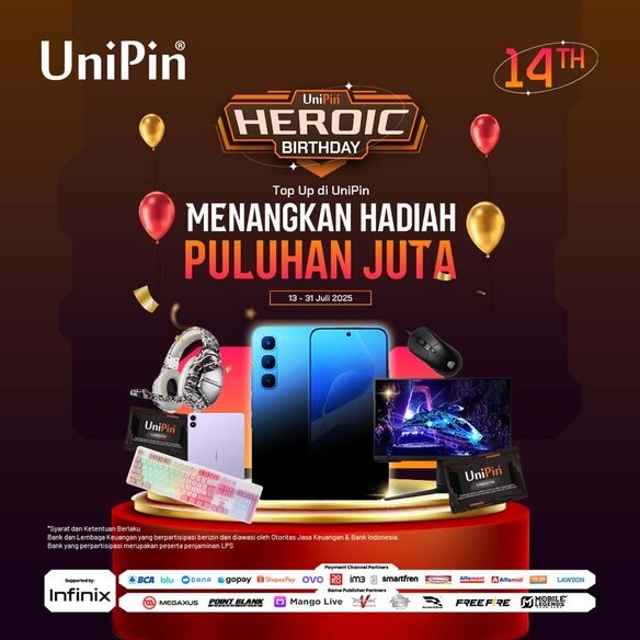 🎉 #UniPin14thBirthday: UniPin Heroic Birthday