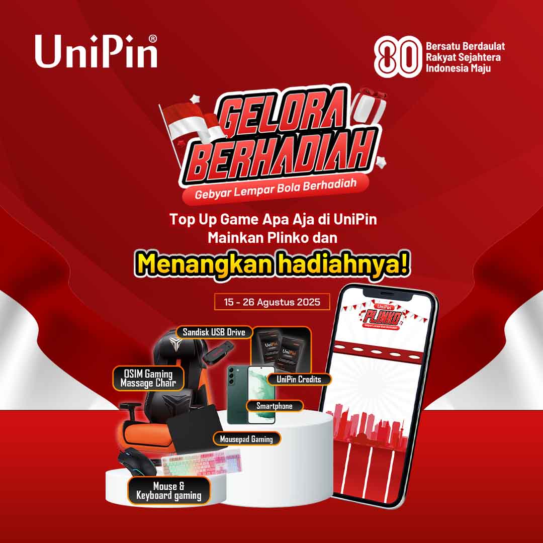 Menangkan Gaming Chair & Smartphone Hanya di UniPin!