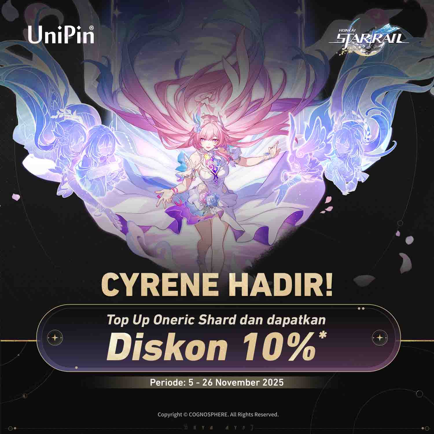 HSR Versi 3.7 Dirilis! Karakter Baru "Cyrene (Remembrance Ice)" Hadir!