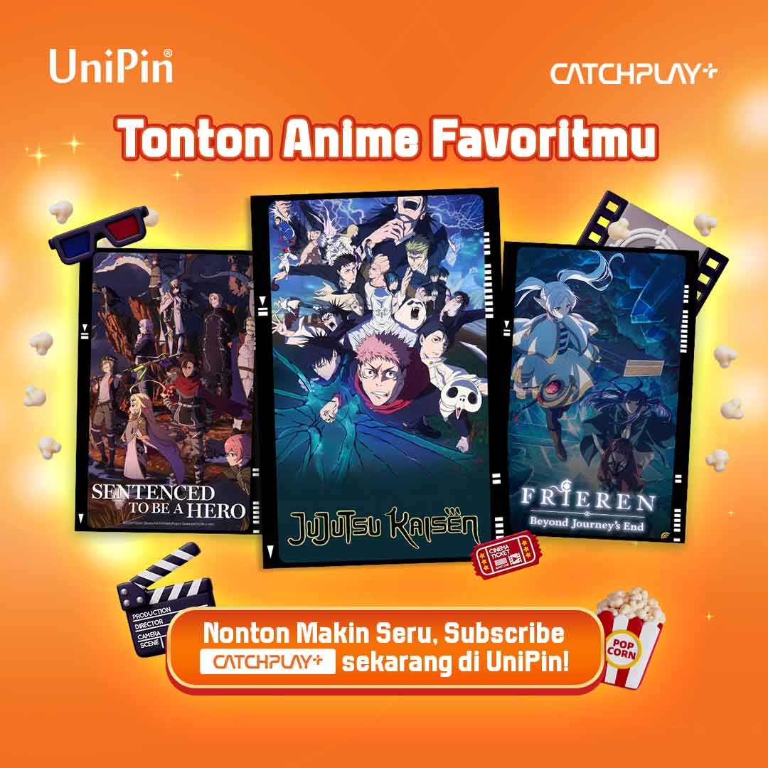 Nikmati Anime Favoritmu dengan UniPin dan CatchPlay+!
