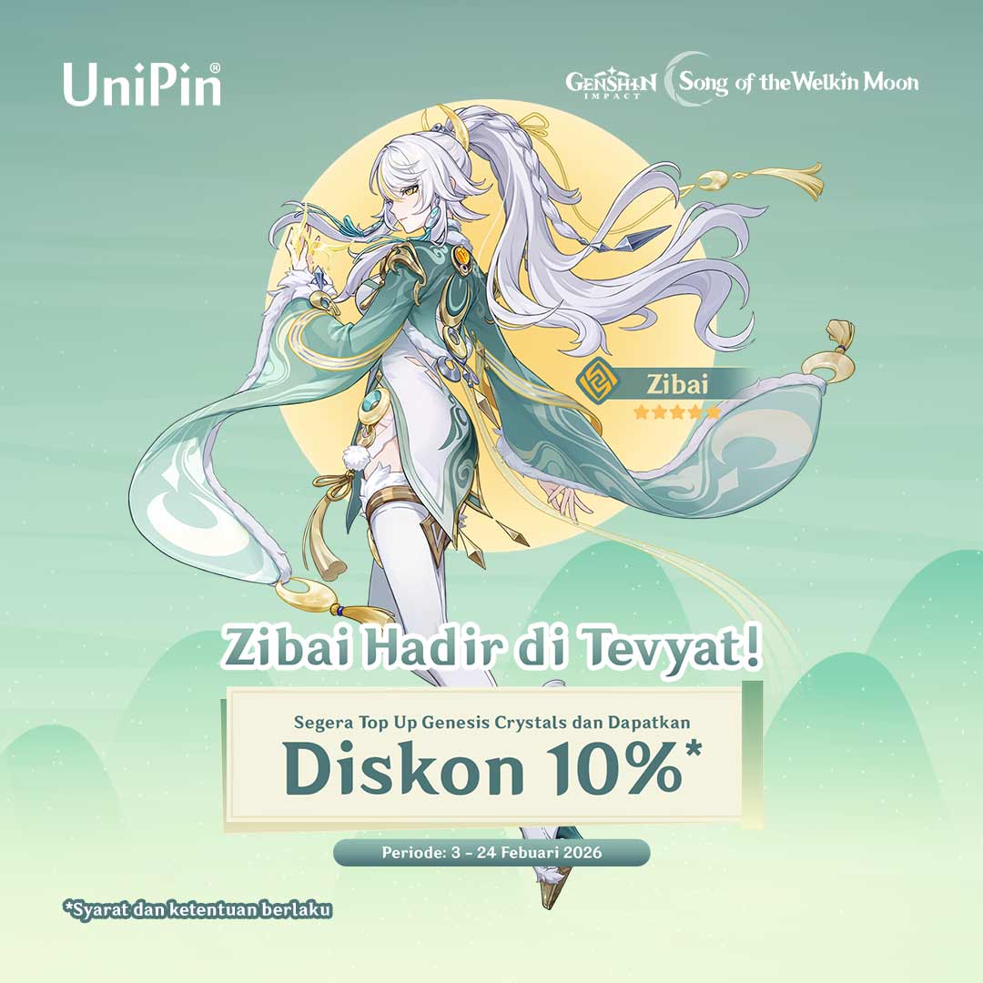 Zibai Hadir di Genshin Impact Candra IV!