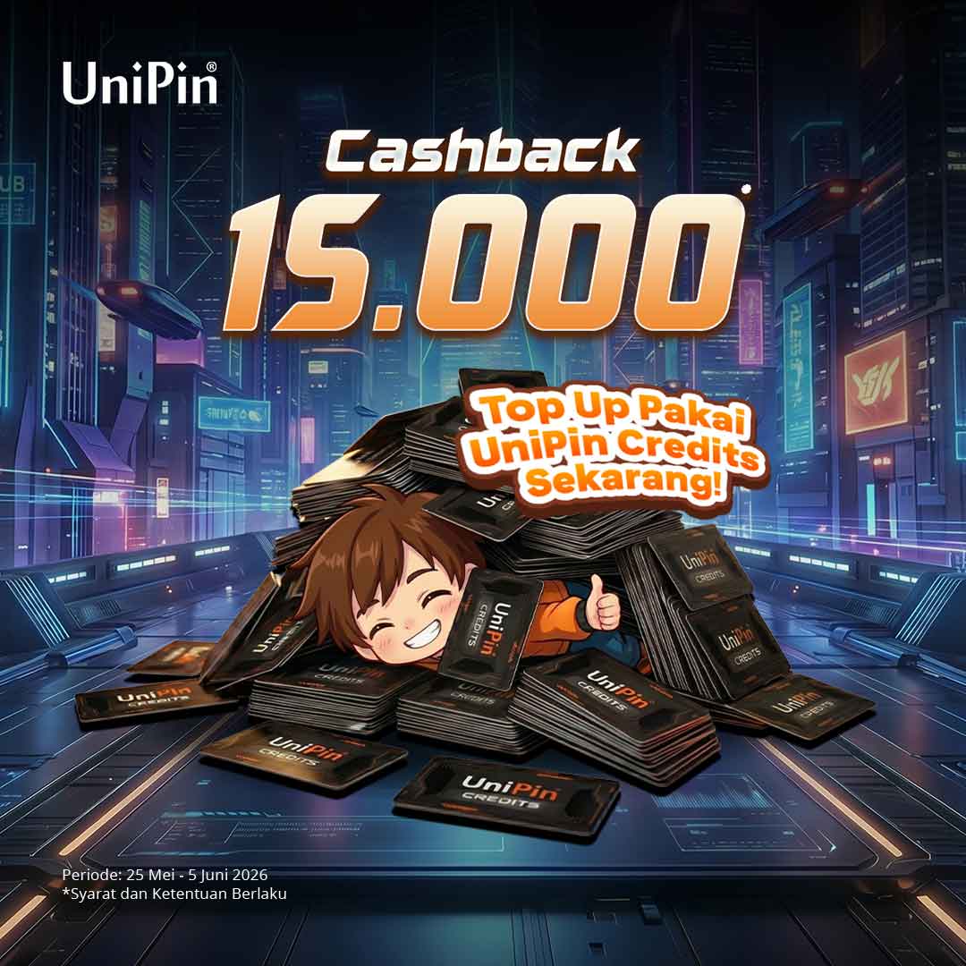 Top Up Pakai UniPin Credits Selalu Untung!