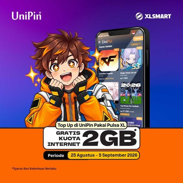 Top Up Pakai Pulsa XL Gratis Kuota Internet 2GB!