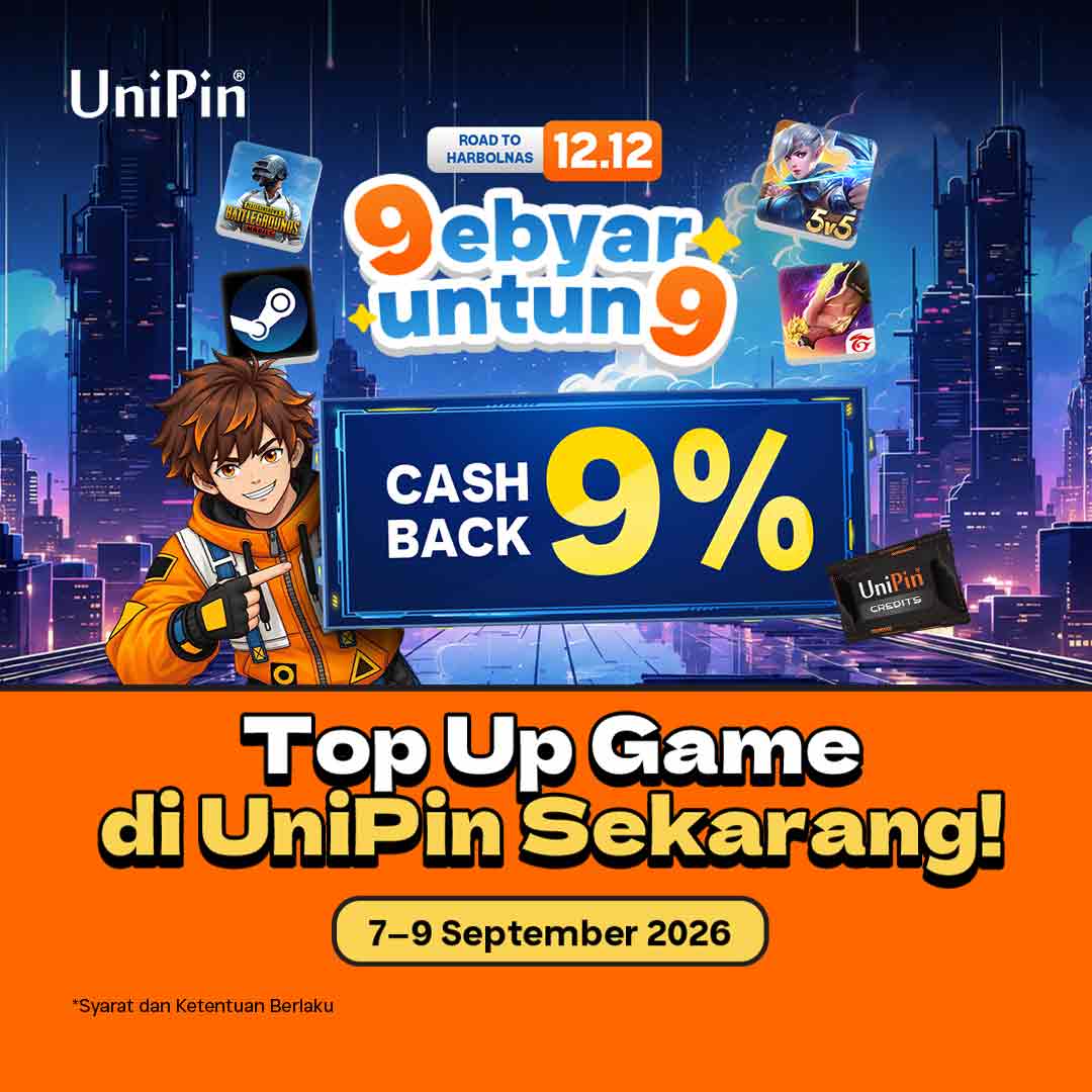Rayakan 9EBYAR UNTUN9 Spesial Road to HARBOLNAS di UniPin!