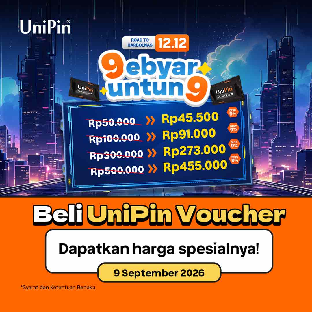 Spesial 9.9 Top Up Game Favoritmu Makin Lebih Hemat Lagi!