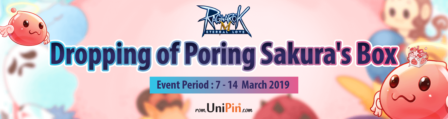 Poring Falling Sakura's Box - MY