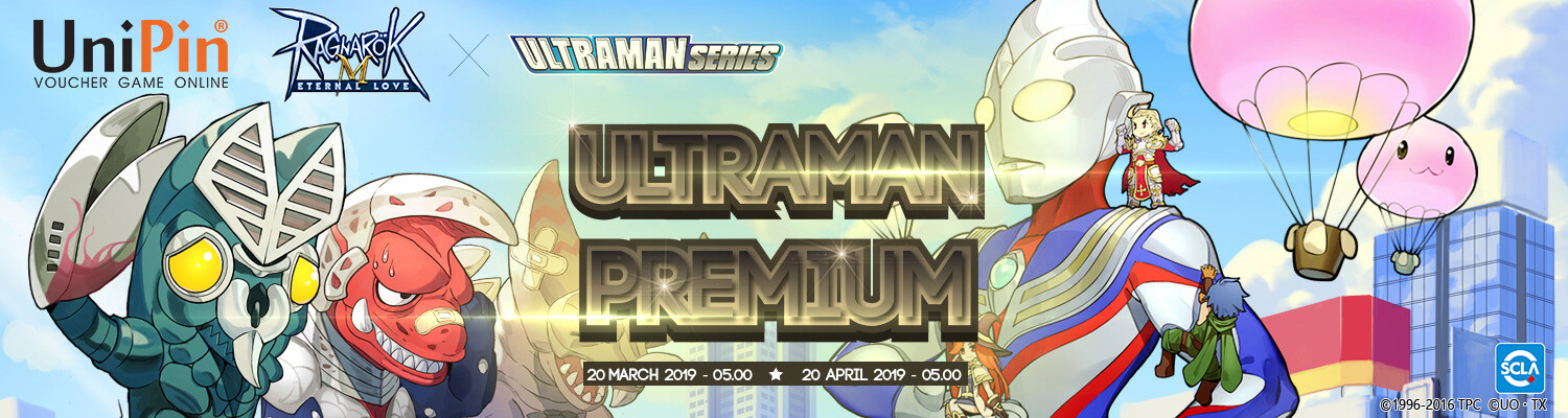 Top Up Big Cat Coin anda dan dapatkan Ultraman Premium