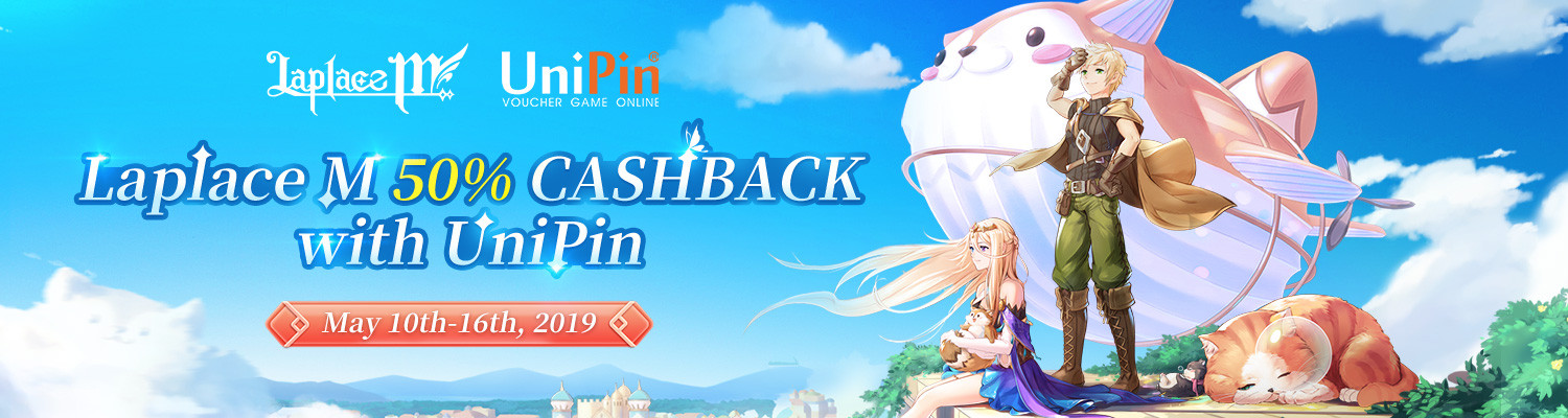 Laplace M – 50% Cashback dengan UniPin (MY)