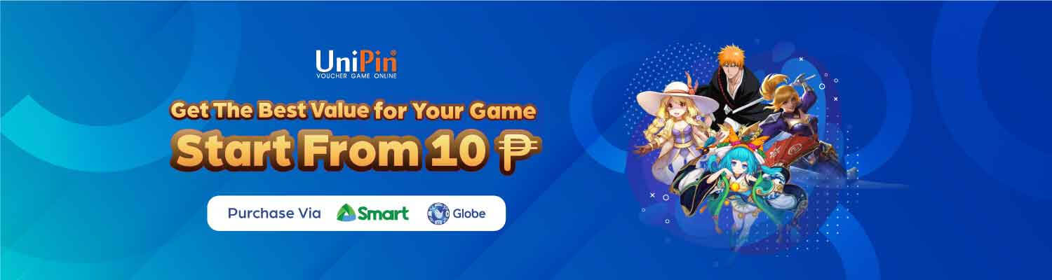 Get The BEST Value Start From 10 ₱ on UniPin!