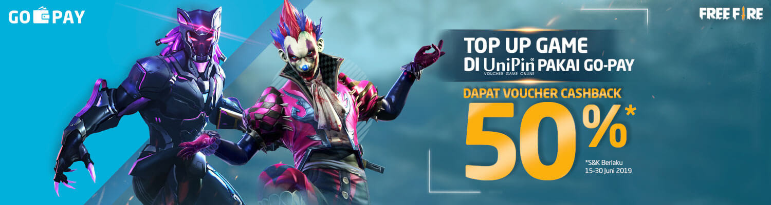 Voucher Cashback 50% From GO-PAY