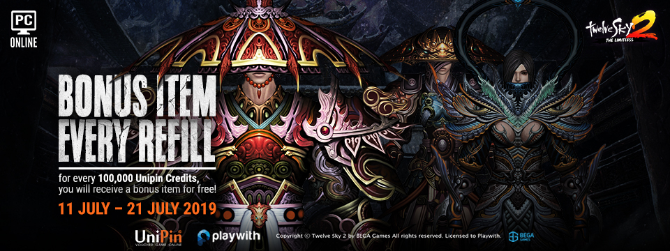 Twelve Sky 2 - Bonus Item for every 100.000 UC Refill