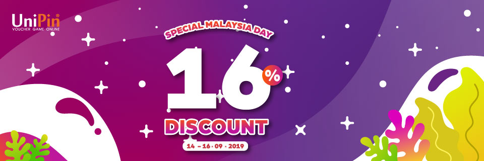 Special Malaysia Day 16% Discount