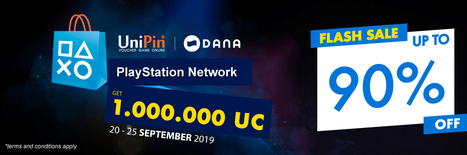 Flash Sale up to 90% OFF, get total 1.000.000 UC
