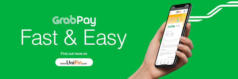 GrabPay! Now Available at UniPin Philippines