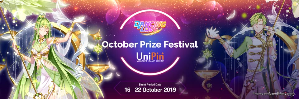 GET VARIOUS ITEMS AND UNIPIN CREDITS BONUS IN OCTOBER PRIZE FESTIVAL! (MM)