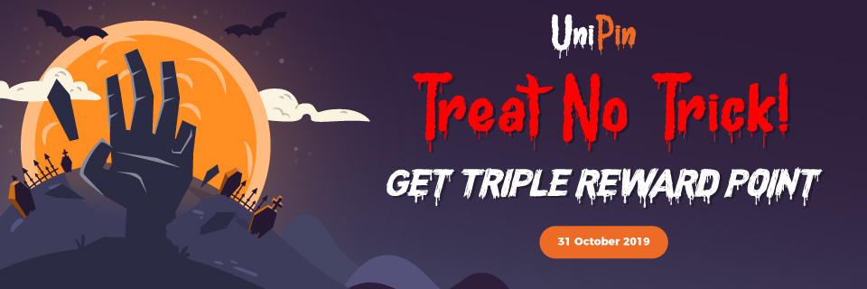 UniPin Halloween : Treat no Trick, Triple Reward! (PH)