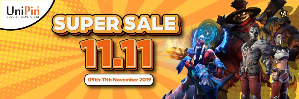 Super Sale 11.11 with UniPin