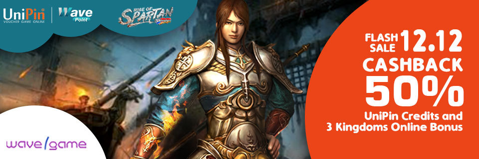 Flash Sale 12.12, Cashback 50% UniPin Credits and Get special item