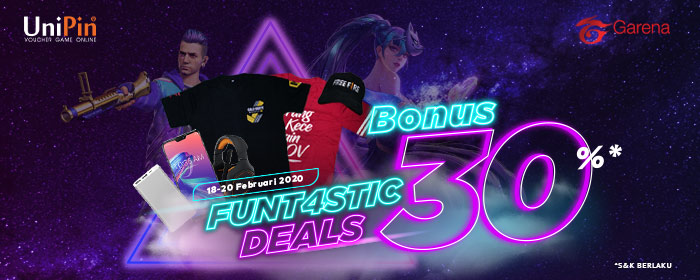 Funt4stic Deals UniPin x Garena
