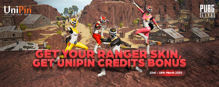 UniPin x PUBG Lite - Get Your Ranger Skin, Get UniPin Credits Bonus