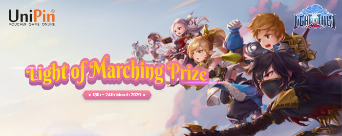 Light of Marching Prize with UniPin!