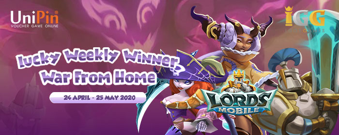 Lucky Weekly Winner – War From Home with UniPin