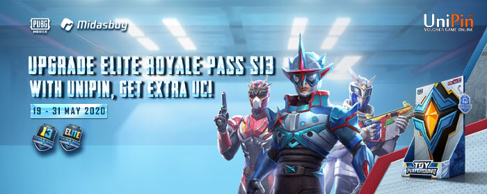 Upgrade Royale Pass S13 with UniPin, Get Extra UC!