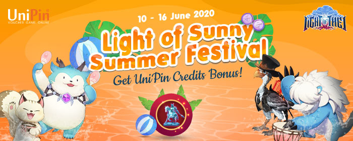 Light of Sunny Summer Festival with UniPin