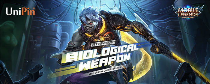 Get Hayabusa “Biological Weapon” and UniPin Credits Bonus Now!