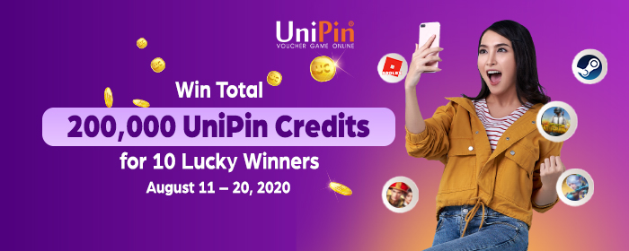 August Amaze – Win Total 200,000 UniPin Credits for 10 Lucky Winners!