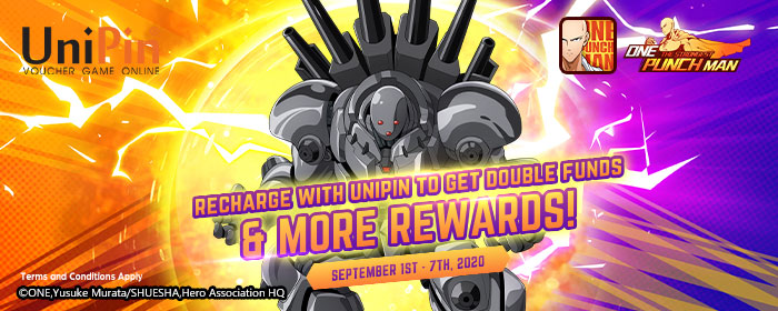 One Punch Man, The Strongest Exclusive Event-Get double Funds and more rewards! (PH)