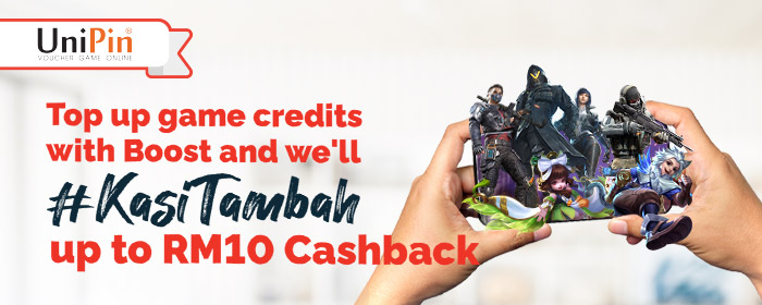 Up to RM10 Cashback for all Boosties!