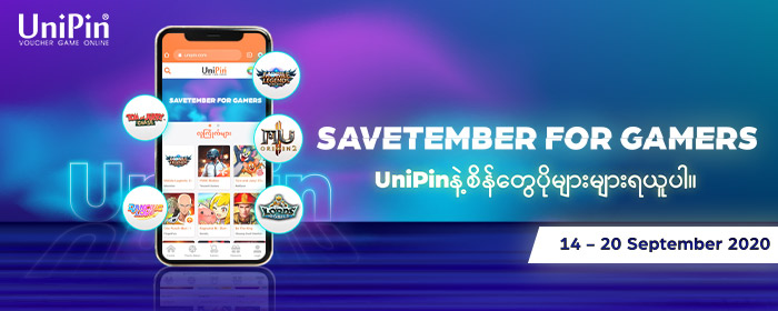 Savetember for Gamers – Get More Diamonds with UniPin!