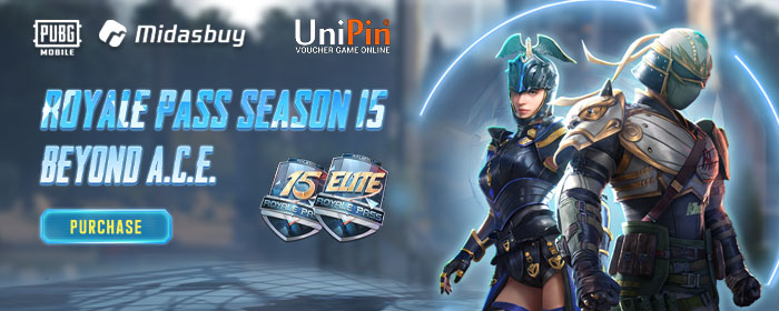 Upgrade PUBG Mobile Royale Pass S15 Beyond A.C.E on UniPin! (Cambodia)