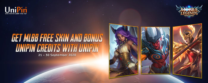 Get MLBB Free Skin and UniPin Credits Bonus with UniPin!