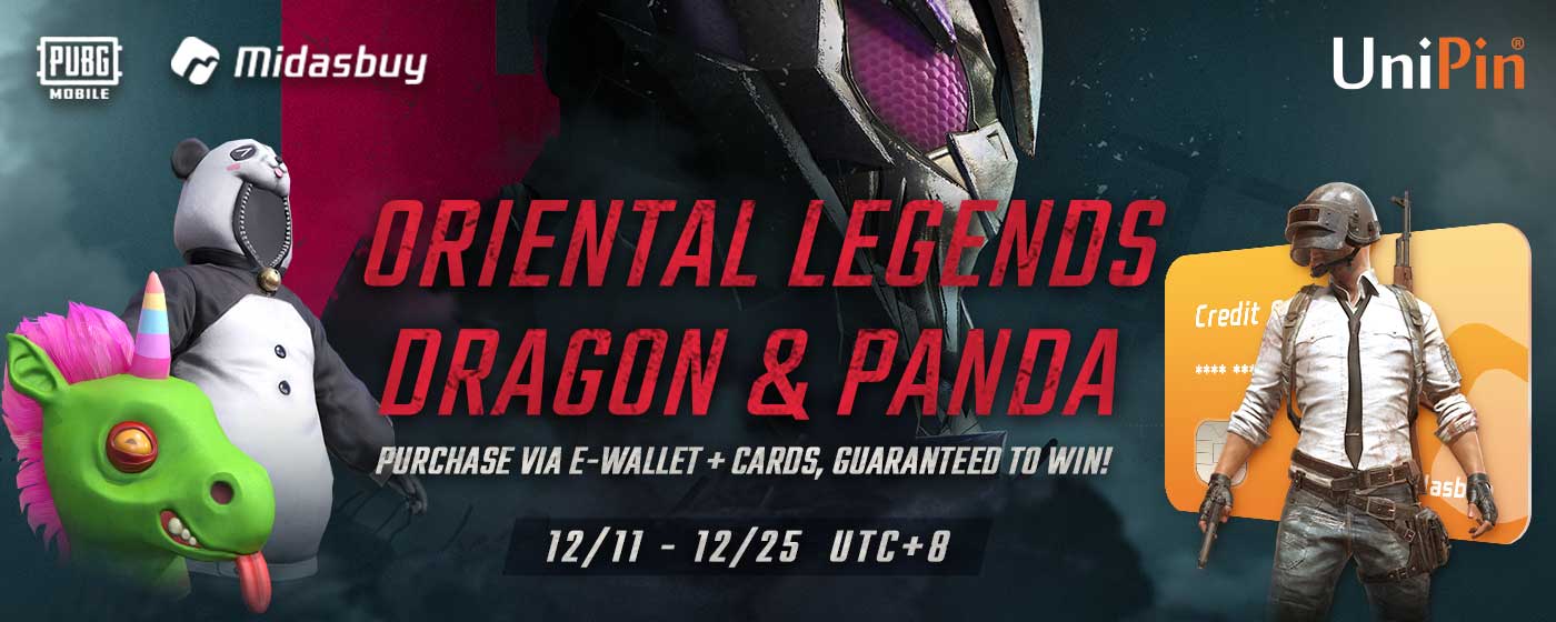 Midasbuy-PUBGM Oriental Legends - Dragon & Panda! (MY)