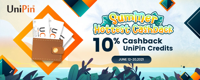 UniPin Summer Hottest Cashback! (MY)