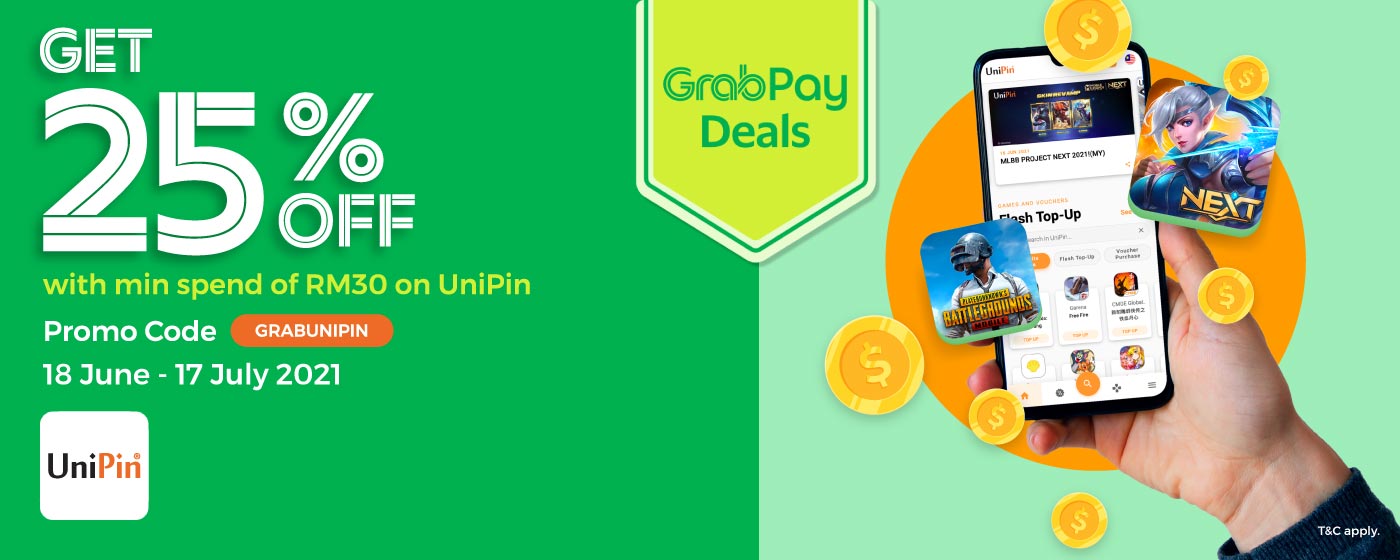 Get 25% OFF with GrabPay 💰