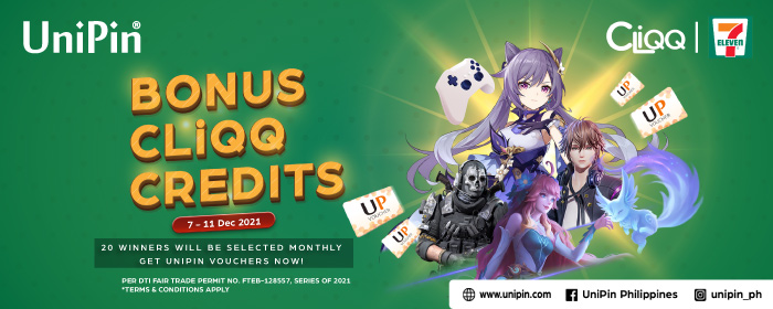 7-Eleven Bonus CLiQQ Credits - December (PH)