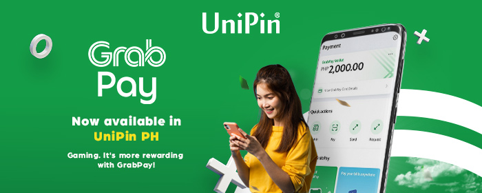 GrabPay Available in UniPin (PH)