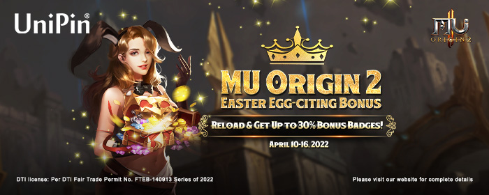 MU Origin 2 Easter Egg-citing Bonus (PH)