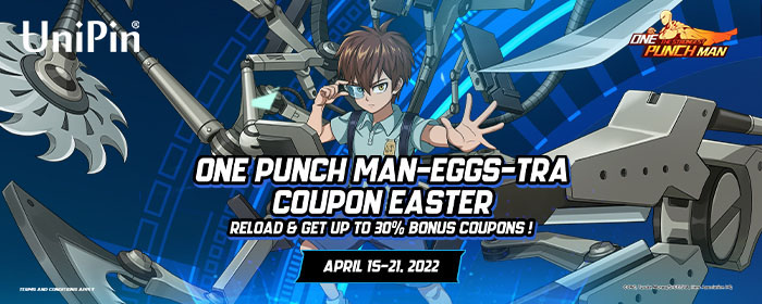 One Punch Man: Eggs-tra Coupon Easter! (MY)