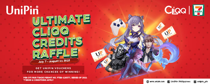 7-Eleven Ultimate CLiQQ Credit Raffle July 2022 (PH)