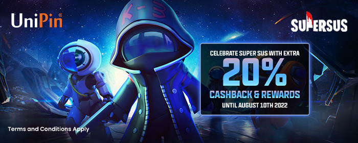 Super SUS- Get 20% Cashback & Gift Codes with UniPin