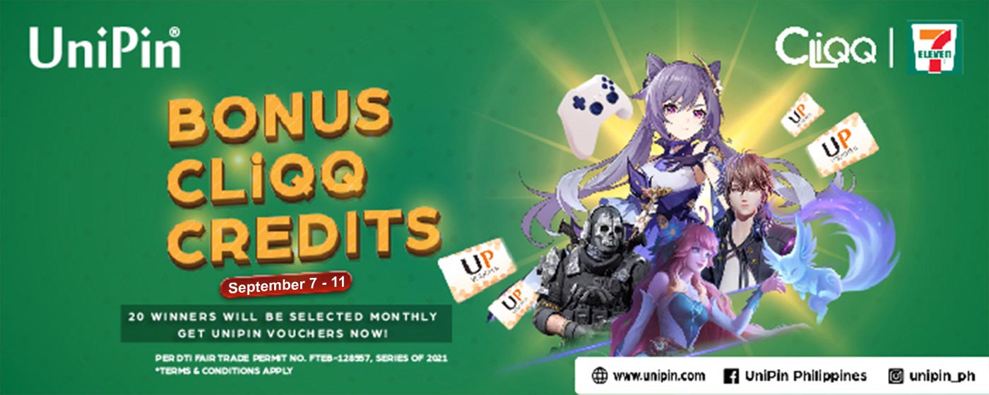 7-Eleven Bonus CLiQQ Credits September 2022 (PH)