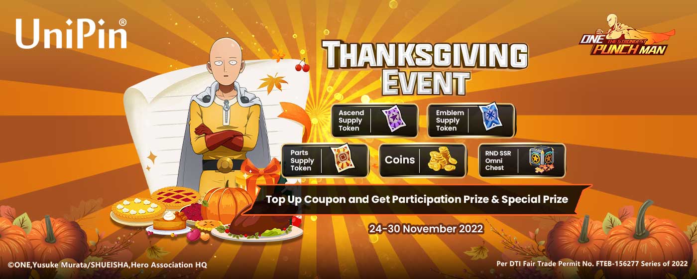 One Punch Man Thanksgiving Event (PH)