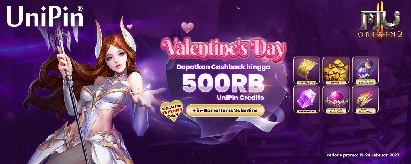 UniPin - Valentine’s Day – Dapatkan Cashback & In-Game Item Penuh Cinta ...