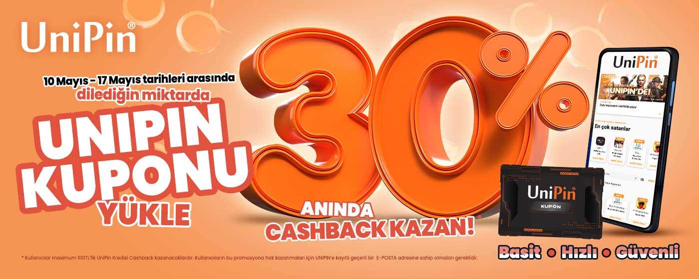 UNIPIN KUPONLARI KAZANDIRMAYA DEVAM EDİYOR!