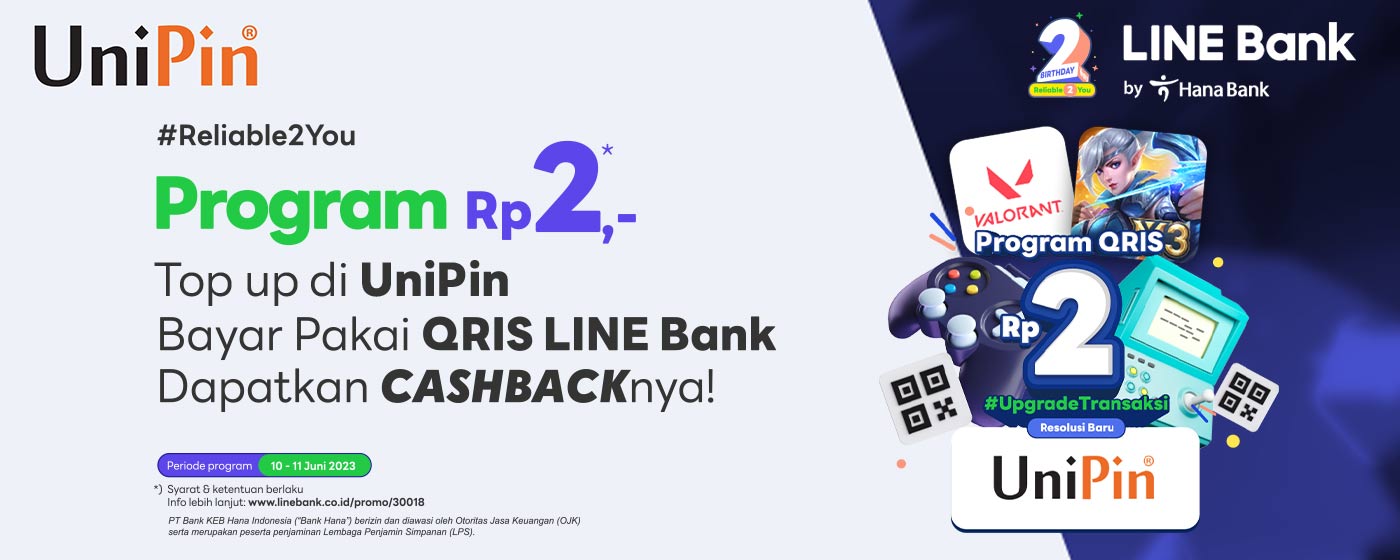 UniPin - Rayakan LINE Bank 2nd Birthday Anniversary Bareng UniPin!