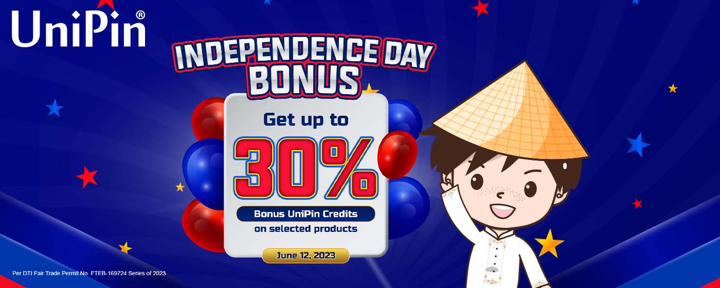 UniPin - Independence Day Bonus! (PH)